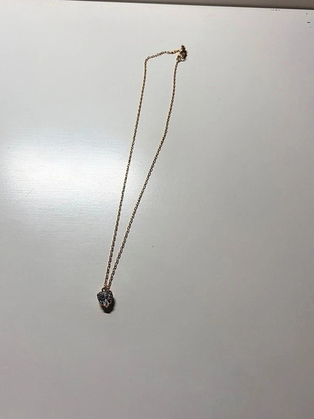 Gold-Tone Pendant Necklace Like New